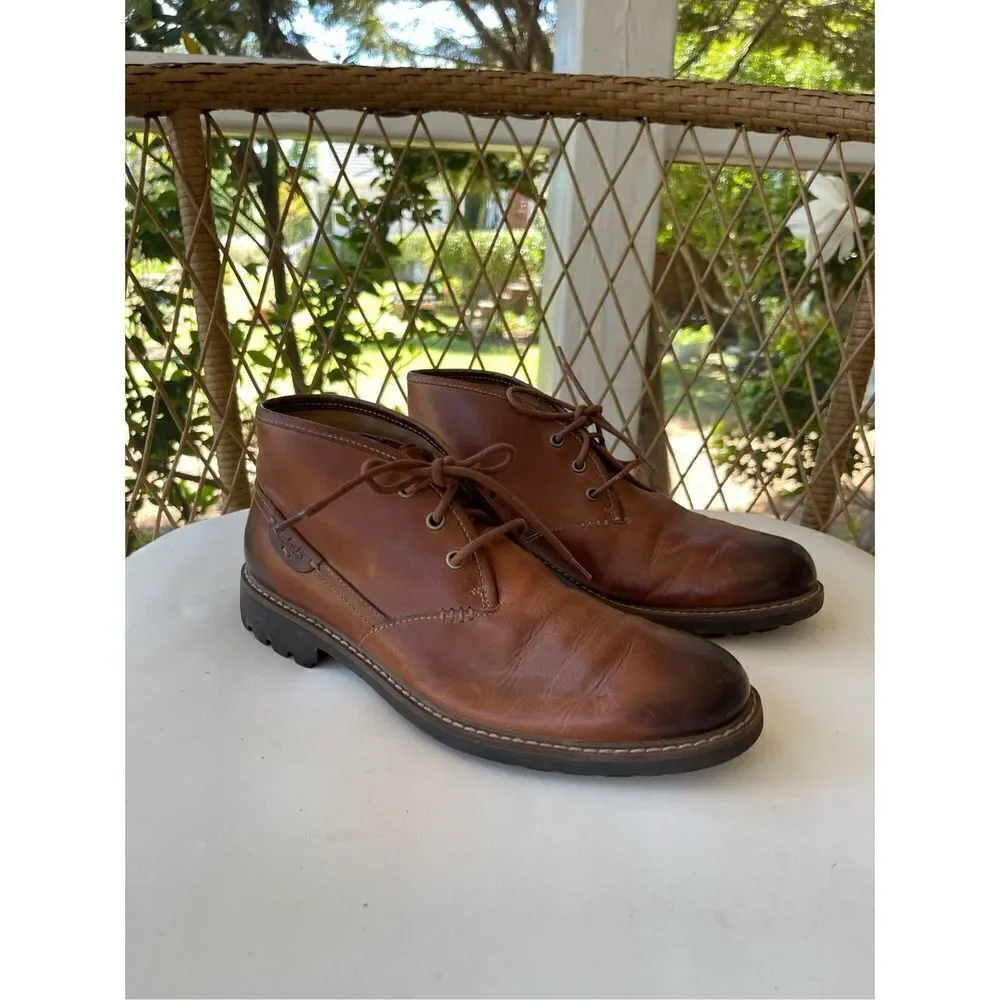 Clarks Men's Montacute Duke Leather Chukka Boots 03252 size 10